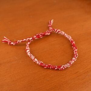 10/ $25 Candy Cane Woven Bracelet